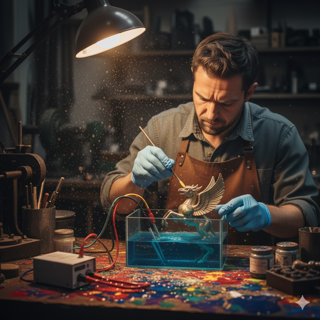 Galvanizado de piezas